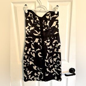 Milly mini black and cream dress. Size 2